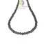 Colier roca vulcanica sfere 4mm