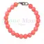 Bratara coral roz sfere 8mm