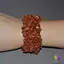 Bratara piatra soarelui maro chipsuri pe elastic