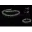 Set cristal de stanca sfere fatetate 10mm