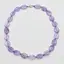 Colier ametist oval cu noduri 20mm