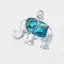 Pandantiv elefant din scoica abalone