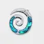 Pandantiv spirala din scoica abalone