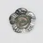 Brosa / Pandantiv floare sidef gri 32mm