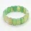 Bratara lata agat verde pe elastic, model 2