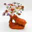 Copac Feng Shui porc cu pietre semipretioase 14cm