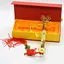 Ru Yi auriu din metal cu nod mistic 15cm + cutie