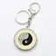 Breloc amuleta Feng Shui Yin Yang cu strasuri, model 1