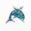Pandantiv delfin din scoica abalone