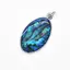 Pandantiv oval mic din scoica abalone