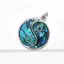 Pandantiv Yin Yang din scoica abalone