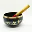 Bol tibetan cantator cu pozitii Yoga - 11,5cm