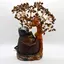 Fantana decorativa cu pietre semipretioase de ochi de tigru 28cm