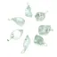 Pandantiv topaz albastru rulat 20mm