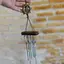 Clopotei de vant din metal cu 6 tuburi, timona si corabie - 60cm