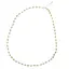 Colier lucrat manual cu peridot si argint 925