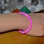 Bratara sidef siclam colorat sfere 6mm