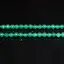 Colier agat verde sfere fatetate 6mm
