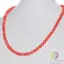 Colier coral roz sfere 6mm