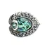 Brosa / Pandantiv pauni cu scoica abalone - 48mm
