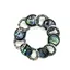 Brosa / Pandantiv rotund cu scoica abalone - 46mm