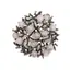 Brosa rotunda cuart roz - 60mm