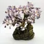 Copac Feng Shui Buddha cu pietre semipretioase de Ametist 20cm