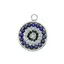 Pandantiv rotund handmade din Lapis lazuli - 30mm