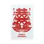 Card Feng Shui din plastic Amuleta Dubla Fericire si Floare de Prun
