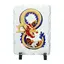 Placa Feng Shui din piatra Cifra 8 a prosperitatii cu Dragon si Sobolan - 19cm