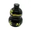 Statueta Feng Shui Wu Lou din obsidian cu simboluri, mic - 7,6cm