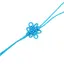 Amuleta canaf Feng Shui nod mistic simplu, mic, albastru
