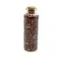 Sticla cu cristale naturale de jasp rosu, medie - 8cm