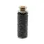 Sticla cu cristale naturale de turmalina neagra, medie - 8cm
