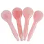 Piatra Gua Sha din Cuart roz pentru masaj - 10,5cm, model 7