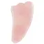 Piatra Gua Sha din Cuart roz pentru masaj - 9,8cm, model 5