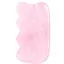 Piatra Gua Sha din Cuart roz pentru masaj - 9cm, model 6