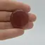Cabochon aventurin rosu 30x30x6mm A51