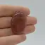 Cabochon aventurin rosu 35x23x7mm A61