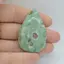 Cabochon rubin in fucsit 48x30x5mm A24