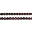 Colier granat sfere fatetate 6mm