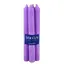 Set 4 Lumanari Parfumate Lavanda 2,2 x 22cm, mov, Servus