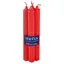 Set 4 Lumanari Parfumate Lemn de Santal 2,2 x 22cm, rosii, Servus