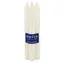 Set 4 Lumanari Parfumate Roua Diminetii 2,2 x 22cm, albe, Servus