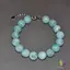 Bratara larimar sfere 10mm si argint 925