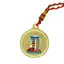 Pandantiv amuleta Feng Shui Kalachakra Stupa si Dublu Dorje + snur