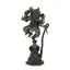 Statueta Feng Shui Ganesh pe cobra din bronz - 25cm