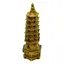 Statueta Feng Shui Pagoda cu 7 niveluri din rasina 16cm