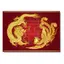 Tablou Feng Shui cu Dragon si Pasarea Phoenix - model 3, 20cm x 30cm