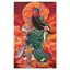 Tablou Feng Shui cu Kwan Kung- remediu de protectie in afaceri, 20cm x 30cm